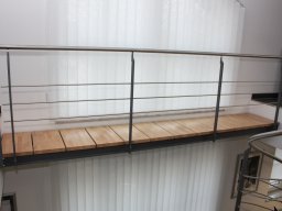Innengelaender Edelstahl lackiert-034